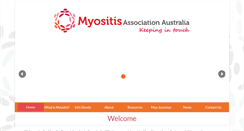 Desktop Screenshot of myositis.org.au