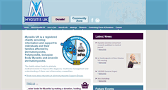 Desktop Screenshot of myositis.org.uk